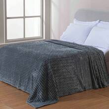 Soft And Warm Zurich Blanket - Gris oscuro - Ver 1