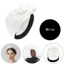 Vintage French Turban Hat Fashion Female Bandana Headband Women's Hair Cover Cap Ladies Head Wraps Muslim Headscarf Bonnet
