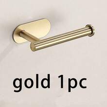 5/1 Peça Suporte de Papel Higiênico sem Furos, Suporte Adesivo para Rolo de Papel, Suporte de Papel Toalha de Aço Inoxidável, Suporte de Guardanapo Absorvente, Suporte de Papel Higiênico, Suporte de Papel Toalha de Banheiro, Suporte de Papel Toalha, Preto, Prata, Dourado, Acessórios de Banheiro, Sem Perfuração, Montado na Parede, Prateleira de Armazenamento de Banheiro, Equipamento de Hardware de Banheiro, Decoração de Banheiro, Armazenamento de Papel Toalha em Dormitório Durante a Temporada Escolar