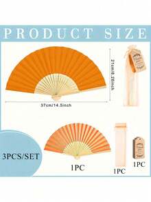 Bộ 3/15/30 chiếc quạt xếp bằng gỗ màu hồng, kèm túi quà và thiệp cảm ơn, quạt cầm tay bằng tre cho cô dâu, quà tặng cô dâu cho tiệc độc thân, quạt cầm tay bằng tre cho phù dâu, phụ kiện chụp ảnh tiệc độc thân, quà tặng phù dâu và trang trí đám cưới, hoàn hảo cho các bữa tiệc và sự kiện, phụ kiện mùa hè, quạt xếp dành cho nữ. - Nhiều màu - Xem 12