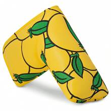 1pc Orange Golf Club Head Cover And Putter Cover, Suitable For Men And Women Outdoor Enthusiasts, Made Of Durable Material - Yellow - View 5