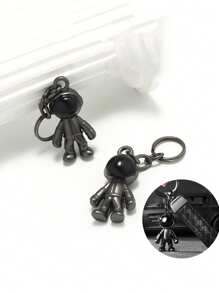 Fashion Astronaut 3D Space Spaceman Keychain Robot Ring Pendant Creative Universe Aviation Car Accessories For Women Keychain For Bag