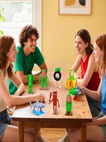 1/8/16/24 件 TungTungTungSahur 意大利互联网病毒脑腐生物模型雕像 TraalaleroTralala BombardiroCrocodilo，桌面装饰/恶作剧收藏家套装（有趣的小雕像） - 彩色 - 查看 5