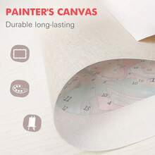 Cat Painting By Number Kits Canvas DIY Digital Oil Painting Cartoon Picture Drawing Animal Coloring Artcraft For Home Decor Halloween Christmas Gift - Rose Red - View 6