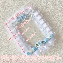 1 buah Sarung Kartu Dekorasi Renda Buatan Tangan, Bingkai Luar Pelindung Foto 3 Inci, Kotak Penyimpanan Kartu, Bingkai Dekoratif Pita Kain, Penutup Pelindung Koleksi Gambar, Cangkang Luar Koleksi Anime, Casing Pelindung Dekoratif Gambar, Sarung Pelindung Penyimpanan Foto, Bingkai Luar Gambar Idola, Cangkang Dekorasi Pita Lipit, Kotak Pelindung Pajangan Foto - A - View 11