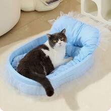 Cat Bed For Indoor Cats, Dog Bed, Soft And Washable Pet Bed For Puppy And Kitten, Pet Bed For Small Cats And Small Dogs Up To 6kg - Multicolor - View 4