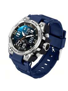 1pc Multifunctional Waterproof Sports Electronic Watch With Dual Display, Suitable For Daily Wear, Great Gift Option - one-size - View 12