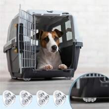 4/8pcs Mini Self-Adhesive Swivel Casters, 360° Rotation, ABS Rotating Rollers For Home And Kitchen Use