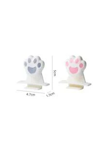 1pc Adorable Cat Paw Toilet Seat Cover Lifter, Touchless Toilet Lid, Flip Cover Handle Raiser, Bathroom Accessory
