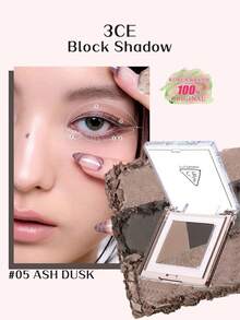 3CE 3.3克/0.12盎司薄荷绿眼影盘，细腻粉质，便携易用，不结块，控油配方，防晕染，多用途，可作眼影/高光/眉粉，韩式妆容 - 05ASH DUSK - 查看 2