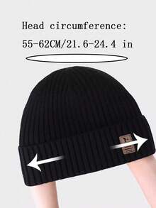 1pc Men's Winter Fleece Hat, Knitted Hat Resistant To -30°C, Thick Warm Knitted Hat, Mountaineering Cap, Windproof Cycling Warm Hat, Winter Warm Gift Autumn Outfits - Multicolor - View 6