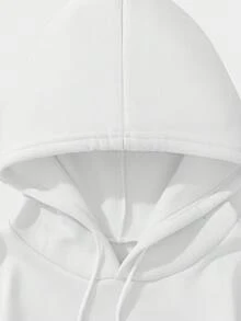 Sudadera con Capucha Unisex - Ropa religiosa católica, decorada con una imagen de Nuestra Señora de Guadalupe y patrones de rosario floral, sudadera con capucha ajustable, adecuada para uso en otoño e invierno, lavable a máquina, adecuada para uso diario casual y ocasiones especiales - Ropa cristiana, otoño e invierno, ropa religiosa, cómoda y ajustada, moda de otoño, tela duradera, moda religiosa, ropa religiosa - Blanco - Ver 5