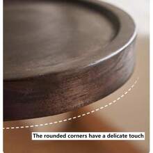 Vintage Gourd-Shaped Multifunctional Side Table - Wooden Side Table, Sofa Coffee Table, Service Table, Compact Size, Movable, Easy To Clean, Suitable For Living Room, Bedroom, Outdoor - Multicolor - View 4