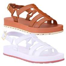 Kit 2 Women's Flat Sandals Premium Comfort Flat Casual Soft And Stylish Ideal For Everyday Casual