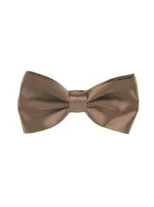 1pc Men's Business Casual Suit Set With Classic Bow Tie, Wrinkle Resistant, Polyester Fiber Blended Fabric, Suitable For Office Commute, Banquets, Business Events, Multiple Colors Available