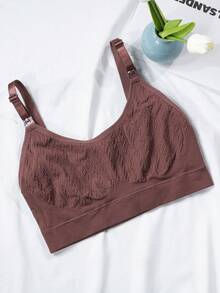 3PCS Lightweight Model Without Steel Rings, Detachable Fasteners, Convenient For Breastfeeding, Simple And Comfortable Maternity Nursing Bra Suitable For Home Use And For Outings With Children This Bra Is Made Of Soft And Comfortable Material, Which Not Only Makes The Mother Feel Comfortable But Also Makes The Baby Feel At Ease This Bra Is Breathable And Lightweight, Making It The Perfect Choice For Summer Purchases - Nhiều màu - Xem 10