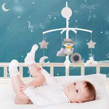 Newborn Baby Crib Mobile Rattle Toy, 6M+ Children Rotating Hanging Music Bed Bell, Cute Animal Shaped Baby Soothing Educational Toy - Bedside Bell - View 5