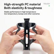 ROCKBROS 1 件自行车 PC 塑料水壶架 - 高弹性 PC，稳定、耐用且轻便，适合骑行，有 9 种颜色可供选择