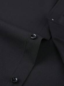 3-Pack Men's Shirts In The Same Color, Elegant And Versatile, Comfortable For Travel, Casual Sports, Can Be Worn As A Base Or Outerwear, Casual Shirts, Home Shirts, A Variety Of Colors To Choose From - màu đen - Xem 4