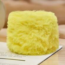 Big Ball 100 Grams Faux Fur Soft Yarn 100% Polyester Yarn For DIY Crochet Knitting Projects Like Throw Blanket Scarf Hat & Other Hometextile Products