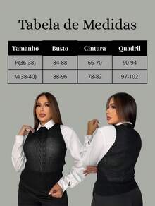 Women Sweater Vests - Lạc đà - Xem 3