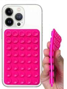 Support multifonctionnel en ventouse en silicone, 6/3/1 pièce, avec 24 trous, ventouse en silicone extra adhésive pour fixer le téléphone et l'empêcher de tomber, convient à divers scénarios tels que l'enregistrement vidéo, le selfie
