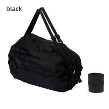 Bolsa de armazenamento dobrável multicolorida, sacola de compras de supermercado, bolsa de compras transversal da moda de grande capacidade