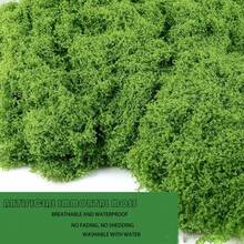 1m x 1m künstliche grüne Moosmatte, geeignet für Bonsai-Geschäfte, Miniatur-Landschaftsdekoration für Zuhause, Fotografie-Requisiten - Grün - Übersicht 9
