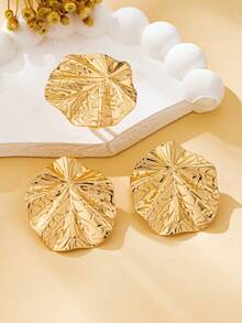 Women's Jewelry Set, Ring + Lotus Leaf Earrings - Lotus Leaf Ring + Earring Set - View 5