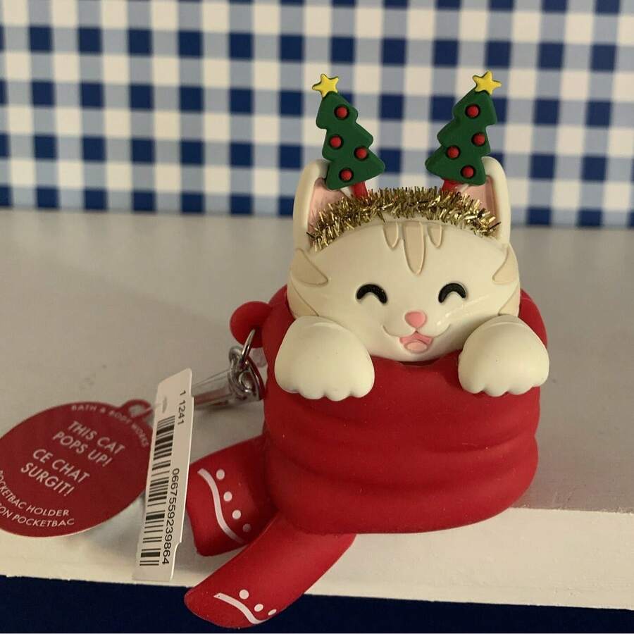Plush Keychains - Green Cat - View 1