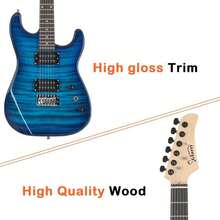 Glarry GST Electric Guitar Kit Right Handed School Band With 20W AMP Bag - default - View 4