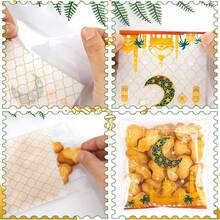 PCS Halloween Treat Ziplock Bags(4x4 Inch) Self-Sealing Candy Cookie Goodie Goody Small Wrap Bags Halloween Party Favors Supplies Decorations Spider Web Bat Pumpkin Pouches Table Decor - 100個開齋節袋子 - 查看 4