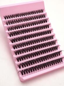 40D/40D*2 200pcs Fluffy Eyelash Extensions 8mm-16mm D Curl Individual Lashes, Makeup Tools For Dense Natural & Dramatic Look, DIY At Home Lash Clusters,Eye Lash Clusters,Individual Eyelashes,Lashes,Fake Lashes - D - View 7