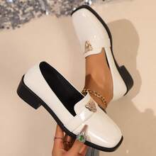 女士时尚百搭正式休闲乐福鞋