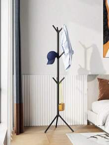 1 pieza Perchero de pie con estilo de rama de árbol sencillo para el hogar, perchero de pie multifuncional para decoración de sala de estar, dormitorio, decoración de festividades, decoración del hogar, decoración de dormitorio, percha para vestidos, pantalones, zapatos, jeans, botas, faldas, decoración de primavera, minimalista, tops de verano - Multicolor - Ver 9