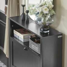 SoBuy Shoe Cabinet FSR87-BR - Black - View 6