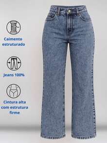Women Jeans - Light Blue Jeans - View 4
