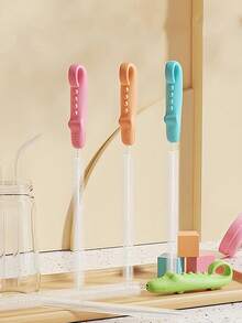 Effiziente Reinigungsbürste mit Strohborsten und kreativem Seepferdchen-Griff - wiederverwendbares Küchenhelfer, kleine lange Bürsten, perfekt zum Reinigen von Glas, Silikon, Metallstrohhalmen, Reinigungswerkzeuge sind für den Haushalt unerlässlich, Reinigungsbürste mit langem Griff, perfekt für die tägliche Reinigung zuhause, zum Reinigen von Gläsern und Strohhalmen in Schule, Zuhause, Küche, für Partys