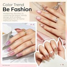 Cat Eye Gel Nail Polish Set, 6 Colors 9D Glassy Cat Eye Glitter Gel Polish Black Red Purple Blue Silver Brown Nail Polish All Seasons With Magnet Soak Off Led DIY Salon Gift-842643 - A1-CozyGlow貓眼 - 查看 4