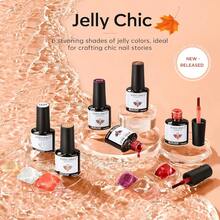 Cat Eye Gel Nail Polish Set, 6 Colors 9D Glassy Cat Eye Glitter Gel Polish Black Red Purple Blue Silver Brown Nail Polish All Seasons With Magnet Soak Off Led DIY Salon Gift-842643 - AA2VintageJelly - 查看 9