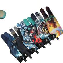 1pc Professional Billiard Glove, 3-Finger Left/Right Hand, Breathable Elastic Snooker/Pool Game Glove Winter Outfits Fall