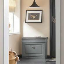 SoBuy Shoe Cabinet FSR82-K-W - 灰色 - 查看 4