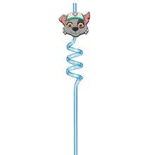 1/6Pcs Paw Patrol Anime Party Straw Birthday Party Cartoon Decoration Gift Baby Party Gifts