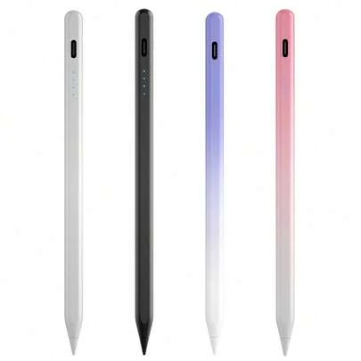 Easypie Selection 1pc Universal Capacitive Stylus Pen, Suitable For Smartphones And Tablets, Active Capacitive Stylus, Compatible With Android And Apple , Precise Touch, Smooth Writing, High-End Capacitive Pen (Not Suitable For Resistive Or Electromagnetic Tablets)