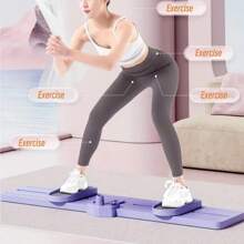 Multi Functional Fitness Board, Pilates Mat, Full Body Training Slider, One Two In One Leg Exercise Equipment, Adjustable Weight Loss Ski Trainer, Used For Thigh, Waist, Pelvic, And Gluteal Muscle Training And Body Shaping. Ski Adjustable Shaping Board, Home Office Fitness Equipment - Multicolor - View 7