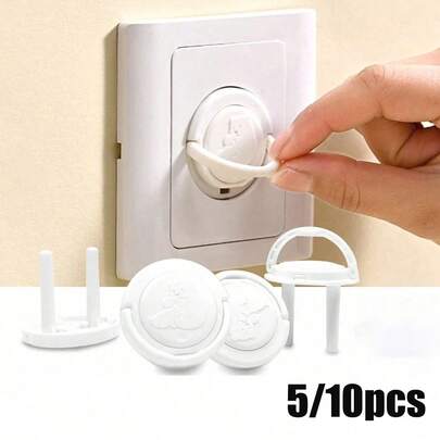 5/10 יחידות כיסויי שקעים סטנדרטיים, כיסויי שקעי תקע בריטיים, כיסויי שקעי חשמל בטיחותיים, מניעת התחשמלות, הגנה על שקע חשמל סטנדרטי בריטי