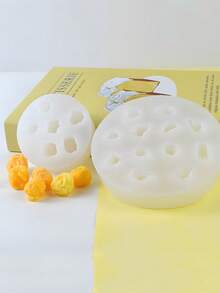 New Cream Popcorn Series Silicone Candle Mold, Homemade DIY Silicone Mold For Resin, Wax, Plaster Crafts, Candle Cup Decor - White - View 6
