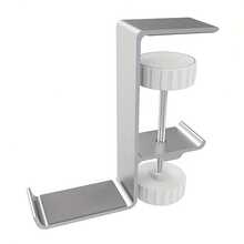 Headphone Stand, Over-Ear Headphone Holder, Internet Cafe Headphone Rack, Office Headphone Stand, Aluminum Alloy Material, Multi-Function Storage Rack, Headphone Hook - Multicolor - View 4