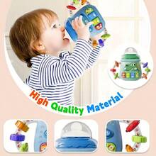 Interactive Singing & Light-Up Baby Bottle Toy - Chewable Teether For Newborn, Musical Bottle Gift Toy For Baby(Accessories Color Random) - Multicolor - View 9