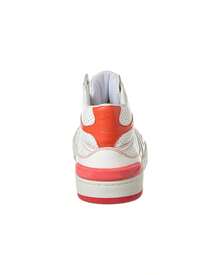 LANVIN Clay Leather High-Top Sneaker - trắng - Xem 4